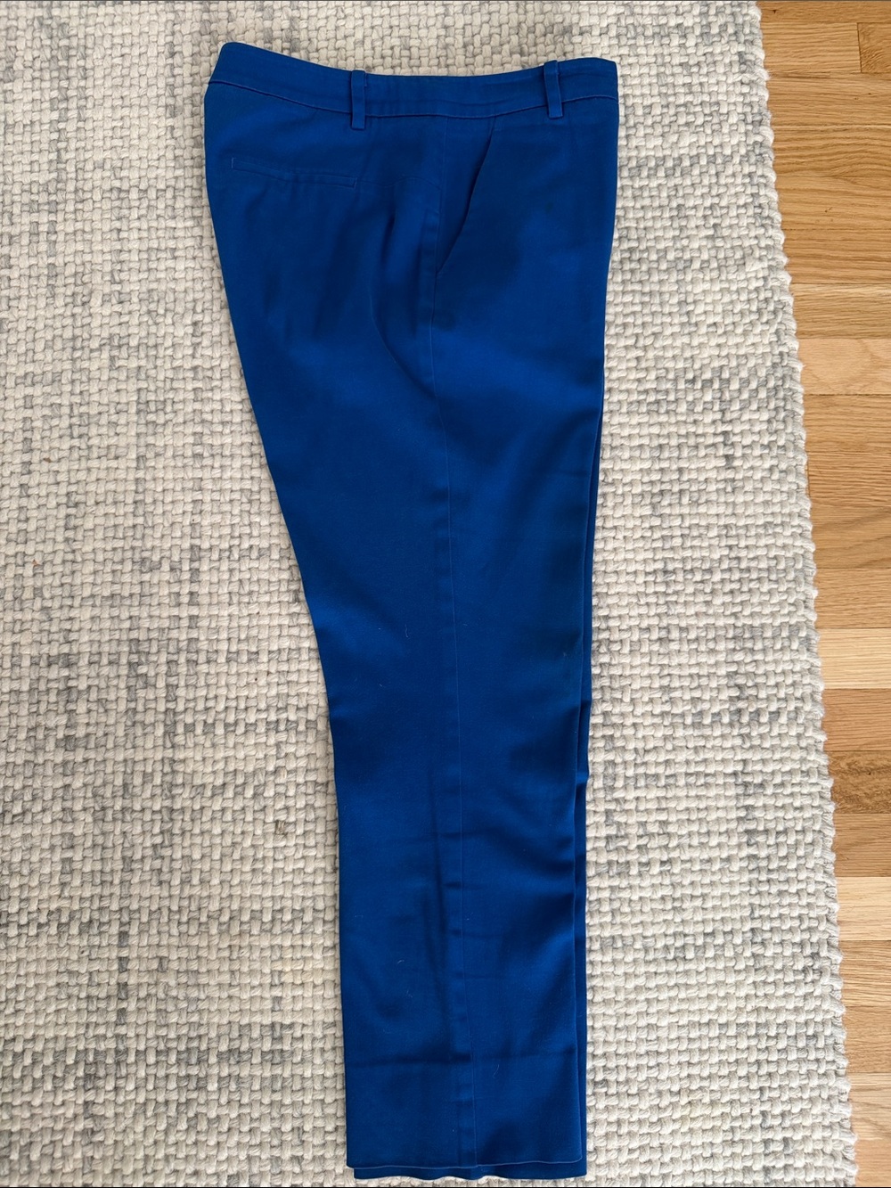 Women's Cropped Tailored Ankle Pants in Royal Blue